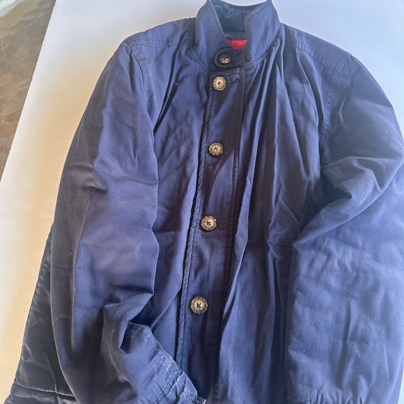 Boden Mens Navy Quilted Cotton Jacket Size M - Picture 3 of 6